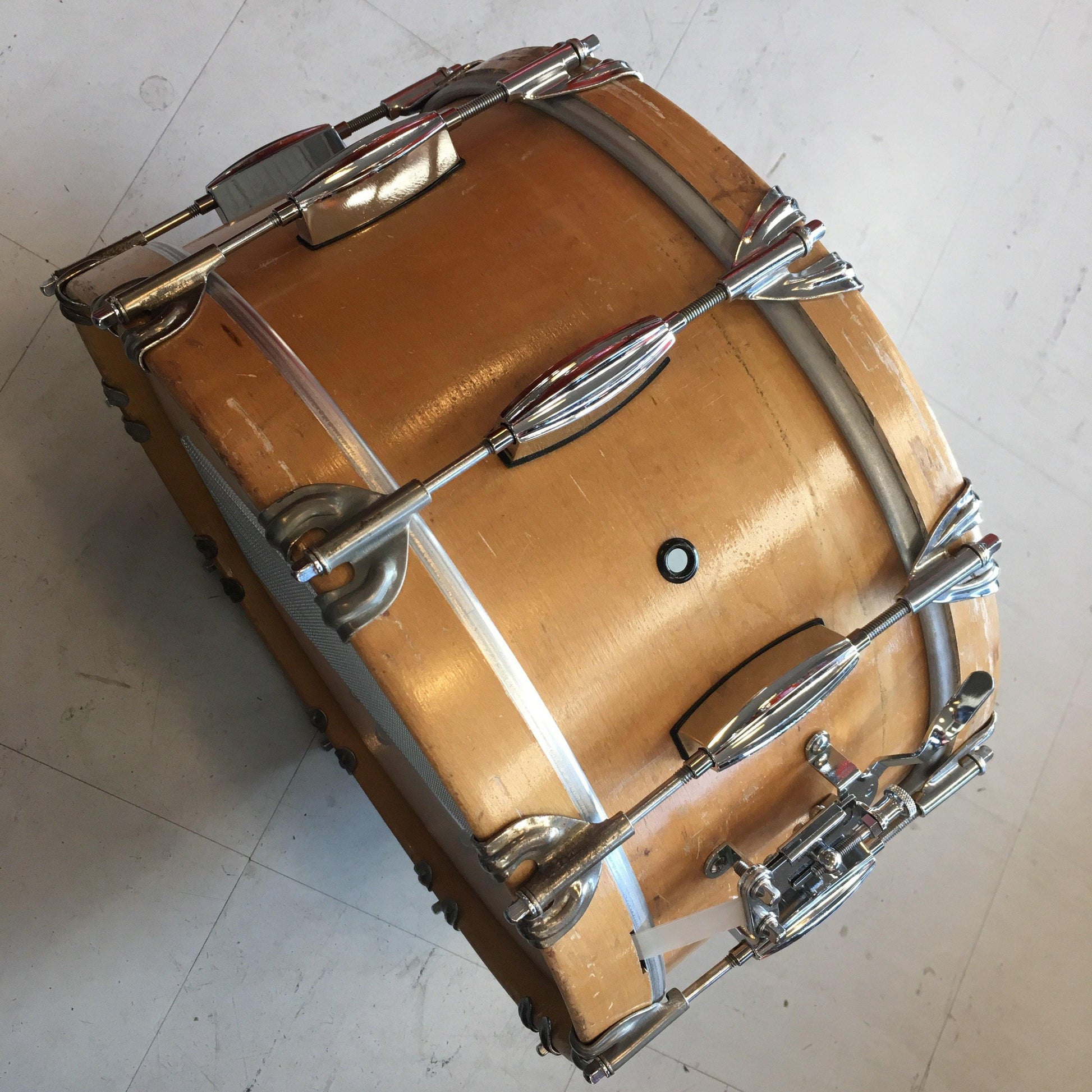Oliver Ditson 15"x7" Steambent 1-ply Solid Shell Snare Drum - Soundstore Finland